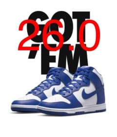 NIKE DUNK HIGH GAME ROYAL  26.0 ケンタッキーのサムネイル