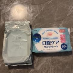 メリット ドライシャンプーシート ＆ 口腔ケアウエットシートのサムネイル