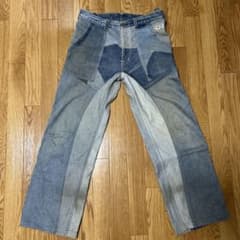 Levi's 501 リメイク　パッチワークデニムパンツのサムネイル