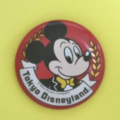 【ディズニーランド】ミッキー　缶バッジのサムネイル