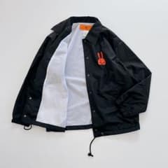 美品✨ CUNE キューン ナイロンコーチジャケット ブラック うさぎ