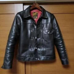 Y'2 LEATHER Lua 1stTYPE エコホースレザージャケット 38のサムネイル
