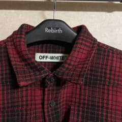 OFF-WHITE TARTAN SHIRT/RED×BLACKのサムネイル