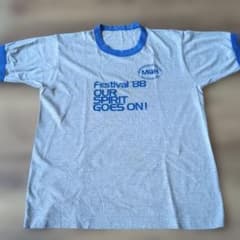 80sヴィンテージ MQH リンガーTシャツ 1988年 シングルステッチのサムネイル