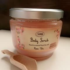 SABON ボディスクラブ ローズティー 600ｇ 専用スプーン付のサムネイル