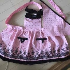 【美品】子供用エプロン・三角巾セット＊マザウェイズ90〜110cmのサムネイル