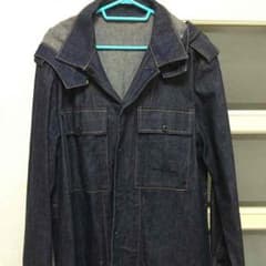 値下げ YOHJI YAMAMOTO フード 付き ジャケット サイズ L ☆☆のサムネイル