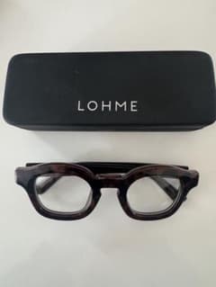 【LOHME 伊達メガネ べっ甲フレーム】ケース付き 新品のサムネイル