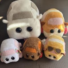 プイプイモルカー　ぬいぐるみ　セット　シロモ　ポテトのサムネイル