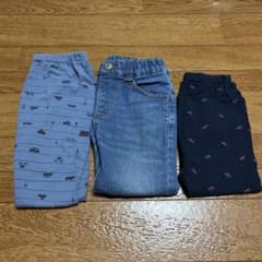 キッズ パンツ 3点セット　110cmのサムネイル