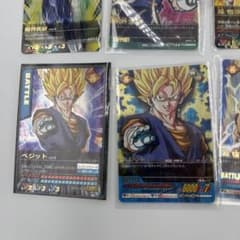 ドラゴンボール データカードダス　限界突破　ベジット 孫悟空 爆レア計6枚セットのサムネイル
