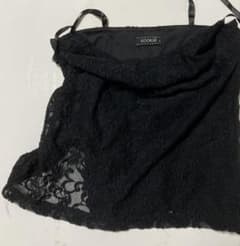 美品】KOOKAI キャミソール ブラック レースのサムネイル