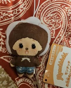 モンチッチお花柄ぬいぐるみちゃーむ　ベビチッチのサムネイル