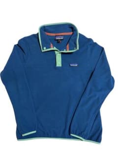 patagonia フリース トップス 青のサムネイル