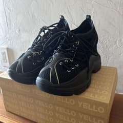 YELLO Risktaker mid heel sneakers L - メルカリ