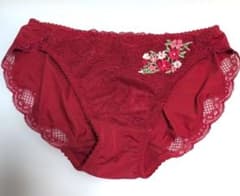 【新品タグ付き】トリンプAMO'S STYLE ショーツM レース お花刺繍のサムネイル