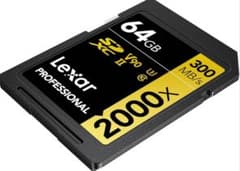 m*n様 Lexar 64GB SDXC v90 UHS-II メモリーカードのサムネイル