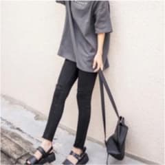 新品 GRLカットオフヘムスキニーのサムネイル