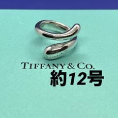 【セール】 ティファニー エロンゲイテッド ティアドロップ リング シルバーのサムネイル
