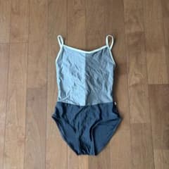 グレーと黒のレオタード YUMIKO Lサイズ グレーと黒のレオタード YUMIKO Lサイズ - メルカリ