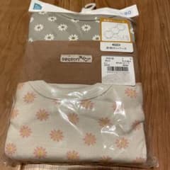 【新品】西松屋　肌着　ロンパース　長袖　80のサムネイル