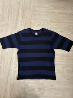 agnes b. homme ボーダー Tシャツ ブラック ネイビーのサムネイル
