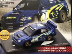 ミニカー　スバルインプレッサWRC2003のサムネイル