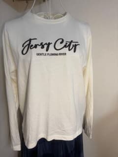 coen コーエン ロゴ長袖Tシャツ ホワイト Lのサムネイル