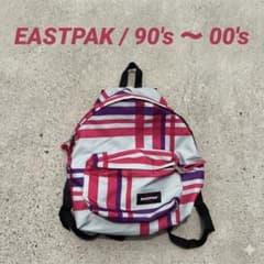EASTPAK 90s 00s ピンク チェック柄 archive y2k 古着 - メルカリ