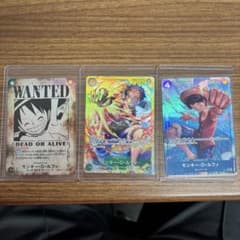 ONE PIECE カードゲーム モンキー・D・ルフィ レアカードセットのサムネイル