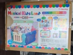 日本育児　ミュージカルキッズランドDX　　6枚　ベビーサークルのサムネイル