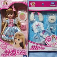 新品未開封タカラトミーストロベリーリボンリカちゃん人形 ふわもこ