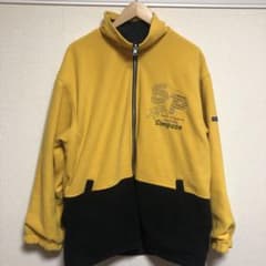 90s SIMPSON リバーシブル ナイロン＆フリース ジャケット XL - メルカリ