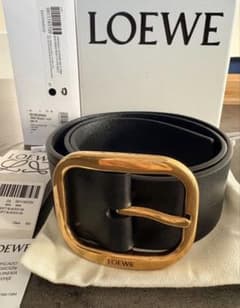 ロエベLOEWE ヴィンテージレザー ラウンドソフトベルト正規品メンズ 