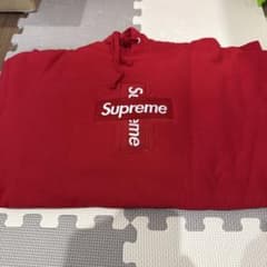 美品MサイズSupreme-Cross Box L ogo Hoodedのサムネイル