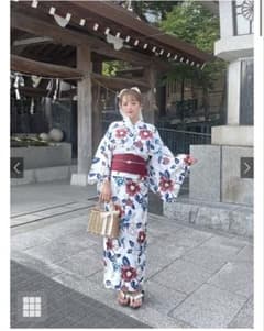 浴衣 帯　髪飾り　バック　4点セット‼️のサムネイル