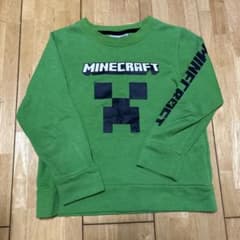 マインクラフト　クリーパー　トレーナー　130のサムネイル