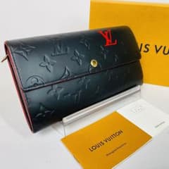 【極美品！一番人気ブラックレッド】ルイヴィトン ヴェルニ 長財布 5c6のサムネイル