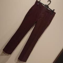 ナノユニバース M　メンズ パンツ ボルドーカラー系 1度着用 早い者勝ちのサムネイル