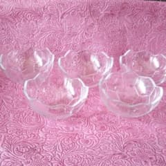美品☆HOYA ガラス小鉢 5客セットのサムネイル