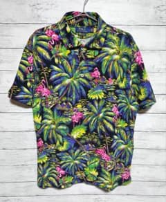 ポロ ラルフローレン フラミンゴ柄 ポロシャツ 現行タグ polo - メルカリ