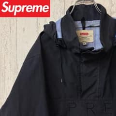 激レア】SUPREME シュプリーム マウンテンパーカー ナイロン 黒 刺繍 