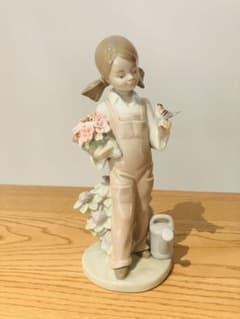 リヤドロ　LLADRO 小鳥と話す少女　スペイン リヤドロ LLADRO 小鳥と話す少女 スペイン - メルカリ