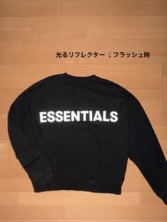 【正規M】光る リフレクター FOG ESSENTIALS スウェット ブラックのサムネイル
