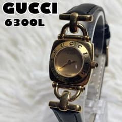 【稼働品】GUCCI 6300L 腕時計　ホースビット　ロゴベゼル　新品電池 稼働品】GUCCI 6300L 腕時計 ホースビット ロゴベゼル 新品電池 - メルカリ