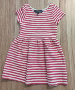 Polo Ralph Lauren 半袖ワンピース 4/110ポロラルフローレン - メルカリ