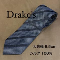 Drake's ドレイクス ネクタイ ドット レジメンタル ネイビー - メルカリ