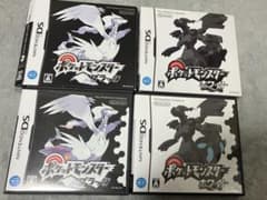 ニンテンドーDS ポケットモンスター ブラック・ホワイト セット　箱付き　ケースのサムネイル
