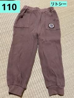 Litsea! Size 110 / Mickey & Minnie Waffle Long Pants