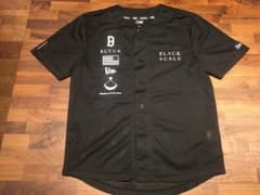 BLACK SCALEベースボールシャツ コラボstussynikeELVIRAのサムネイル